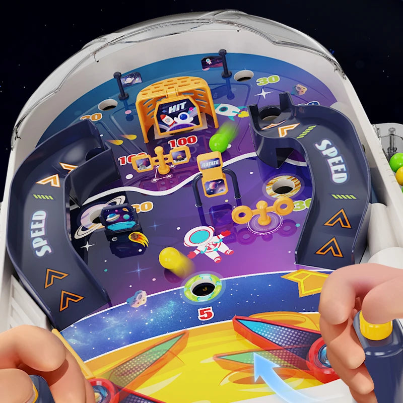 Kids Space Table Games Pinball Shooting Machine Indoor Children's Education Puzzle Toys for Boys Girls Children's Day Gifts