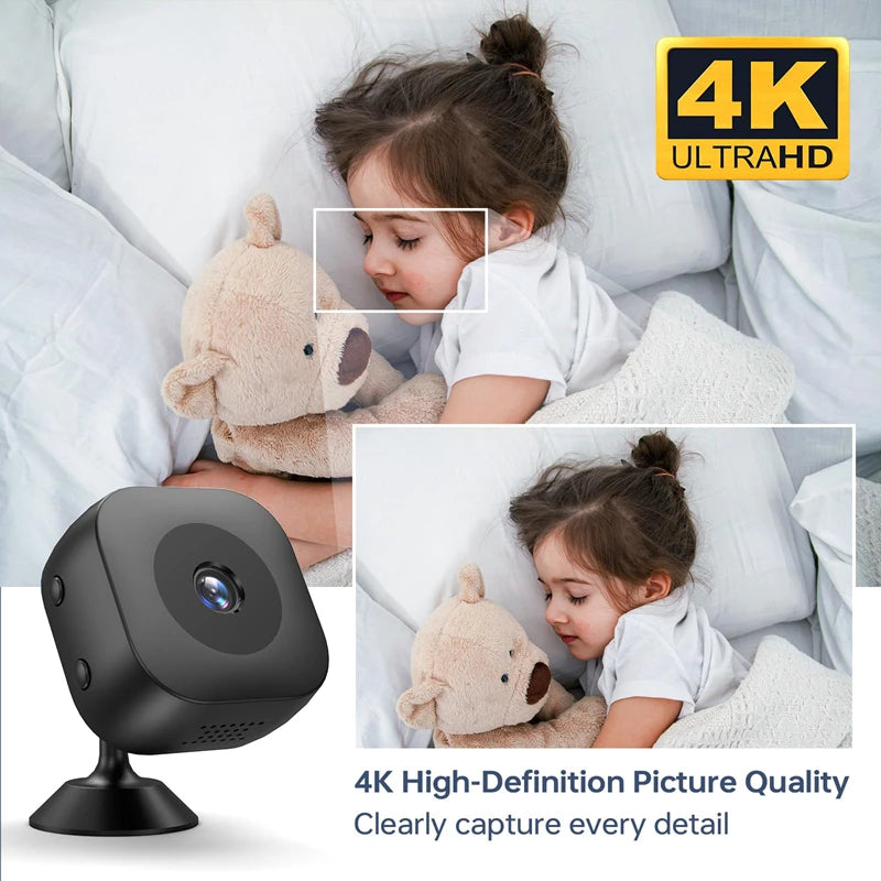 Mini HD 4K Camera WiFi Wireless Monitoring Security Protection Remote Monitor Camcorders Video Surveillance Smart Home