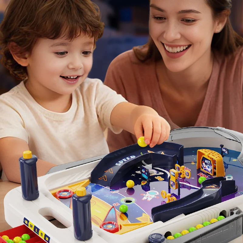 Kids Space Table Games Pinball Shooting Machine Indoor Children's Education Puzzle Toys for Boys Girls Children's Day Gifts