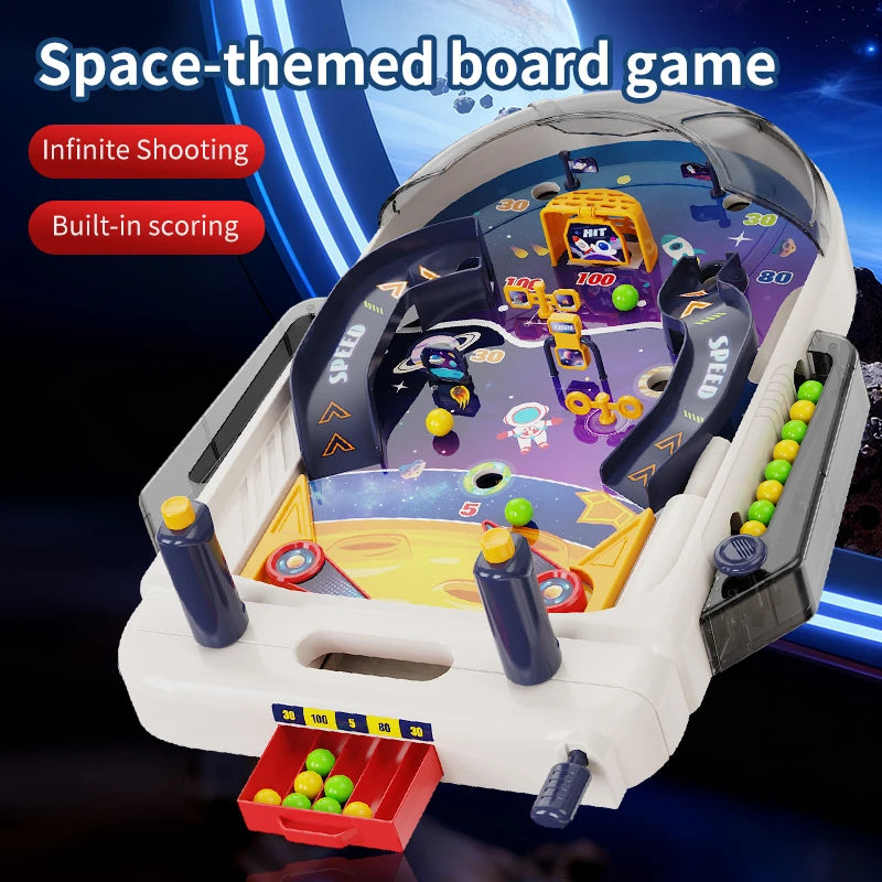 Kids Space Table Games Pinball Shooting Machine Indoor Children's Education Puzzle Toys for Boys Girls Children's Day Gifts