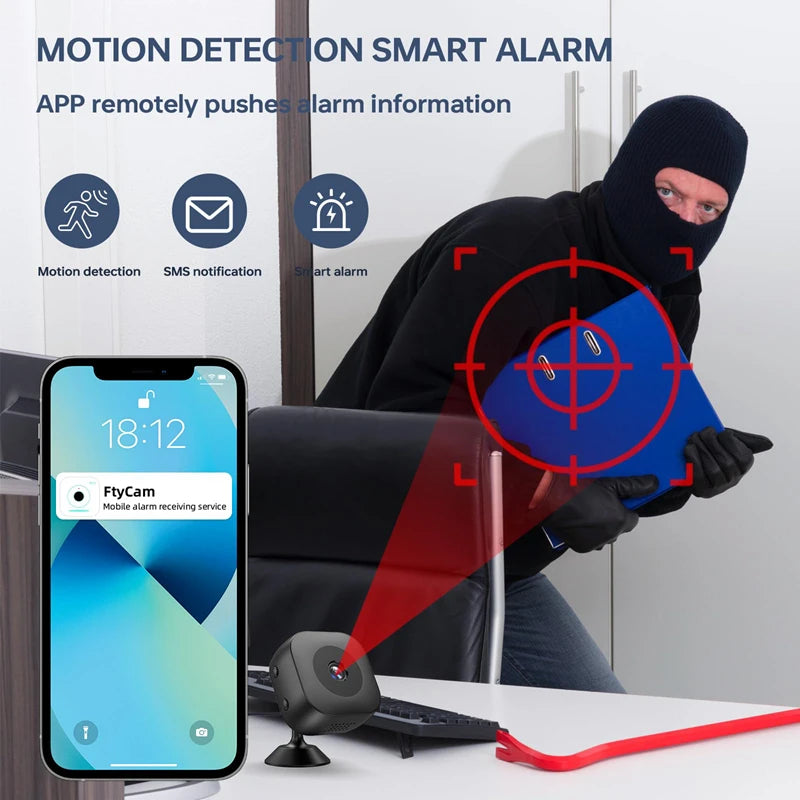 Mini HD 4K Camera WiFi Wireless Monitoring Security Protection Remote Monitor Camcorders Video Surveillance Smart Home