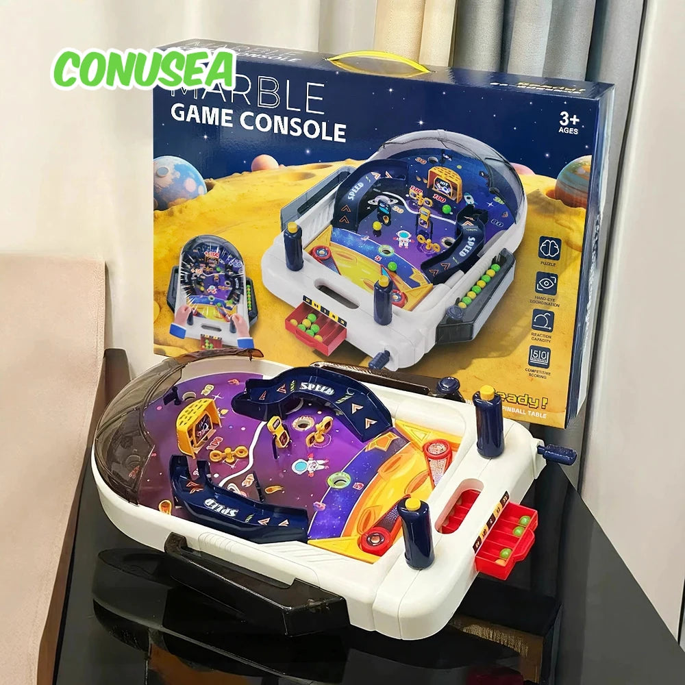 Kids Space Table Games Pinball Shooting Machine Indoor Children's Education Puzzle Toys for Boys Girls Children's Day Gifts